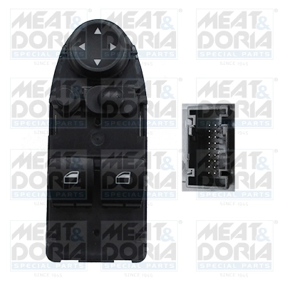 Switch, window regulator